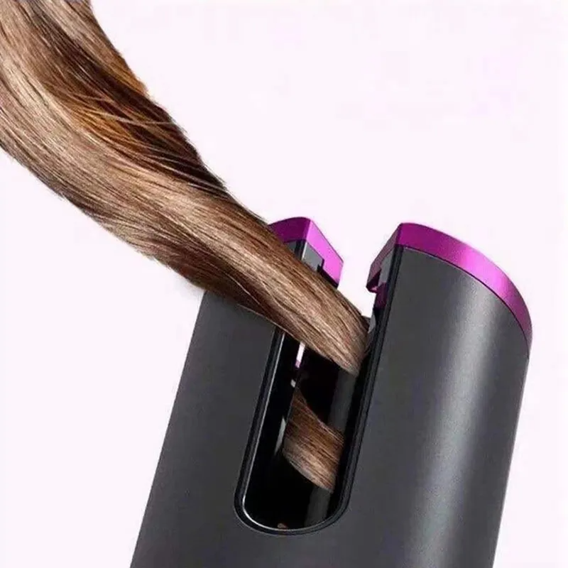 Onduleur électrique automatique pour cheveux, fer à friser en spirale,  appareil de coiffure professionnel rotatif - AliExpress