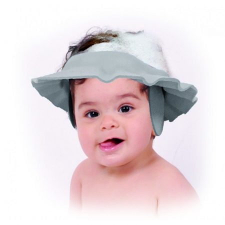 Casquette de douche pour bébé, chapeau de lavage de cheveux réglable,  Protection des oreilles pour nouveau