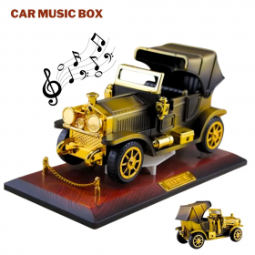 صندوق موسيقى السيارة العتيقة الرجعية